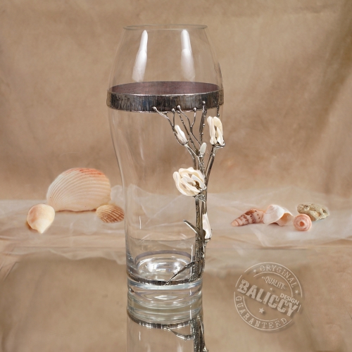 Stylowy wazon z muszla perłową 3.